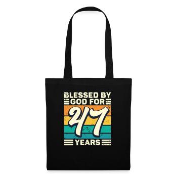 47 Birthday Gift Years Funny Saying - Tote Bag - black - Front