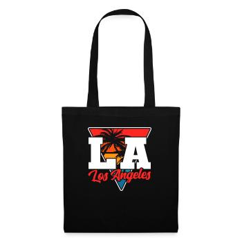 Cadeau Los Angeles La California - Sac en tissu - noir - Devant