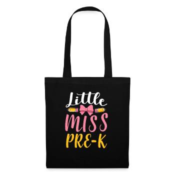 Inscription de Miss Pre K Kindergarten Preschool - Sac en tissu - noir - Devant