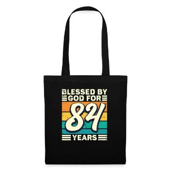 84 Birthday Gift Years Funny Saying - Tote Bag - black - Front