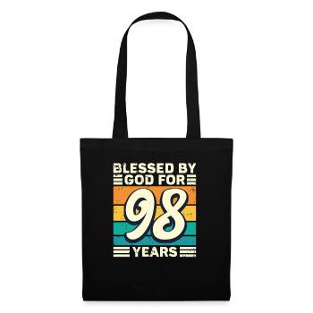 98 Birthday Gift Years Funny Saying - Tote Bag - black - Front