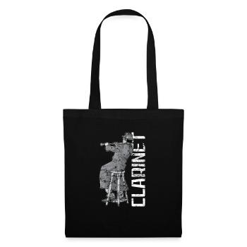 Clarinet Player Orchestra Musicians - Tote Bag - black - Front