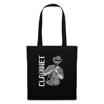 Clarinet Player Orchestra Musicians - Tote Bag - black - Front