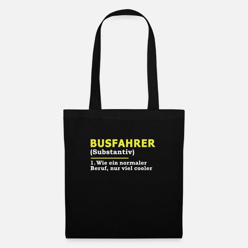 Busfahrer - Stoffbeutel - Schwarz