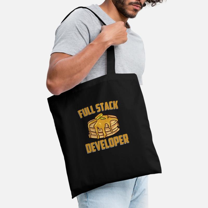 Full Stack Entwickler - Computer Coding Programmierer Stoffbeutel