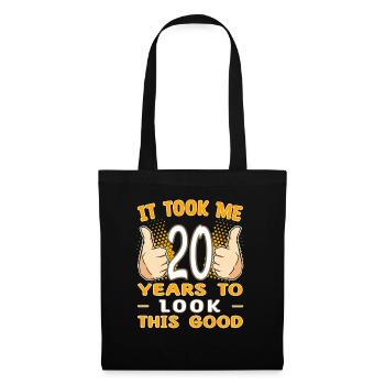 It took me 20 years to look this good - 20 Jahre - Tote Bag - black - Front
