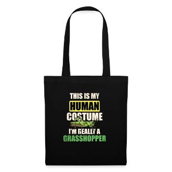 C’est mon costume humain Je suis vraiment un - Sac en tissu - noir - Devant