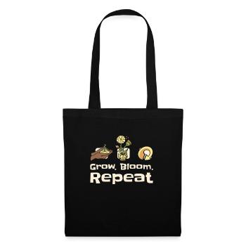 Jardinage Fleuriste Fleurs Plantes Fleurs - Sac en tissu - noir - Devant