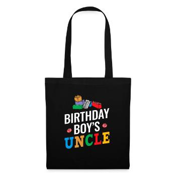 Oncle du garçon d’anniversaire Bauklötze - Sac en tissu - noir - Devant