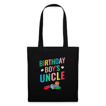 Uncle of the birthday boy Bauklötze - Tote Bag - black - Front