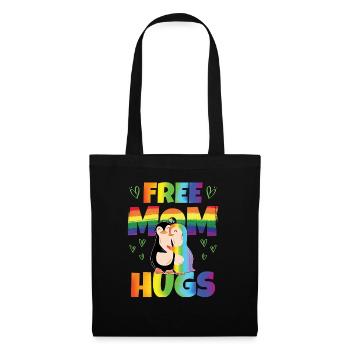 Kostenlose Mama-Umarmungen | Pride Month | LGBT - Stoffbeutel - Schwarz - Vorne