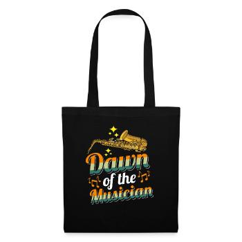 Saxophone Dawn of the Musician - Tote Bag - black - Front