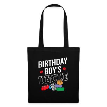 Oncle du garçon d’anniversaire Bauklötze - Sac en tissu - noir - Devant
