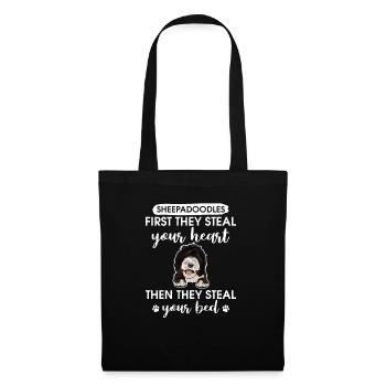 Sheepadoodle Doodle Dog - Sac en tissu - noir - Devant