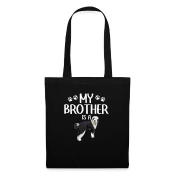 Sheepadoodle Doodle Dog - Tote Bag - black - Front