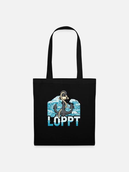 Löppt - Stoffbeutel - Schwarz