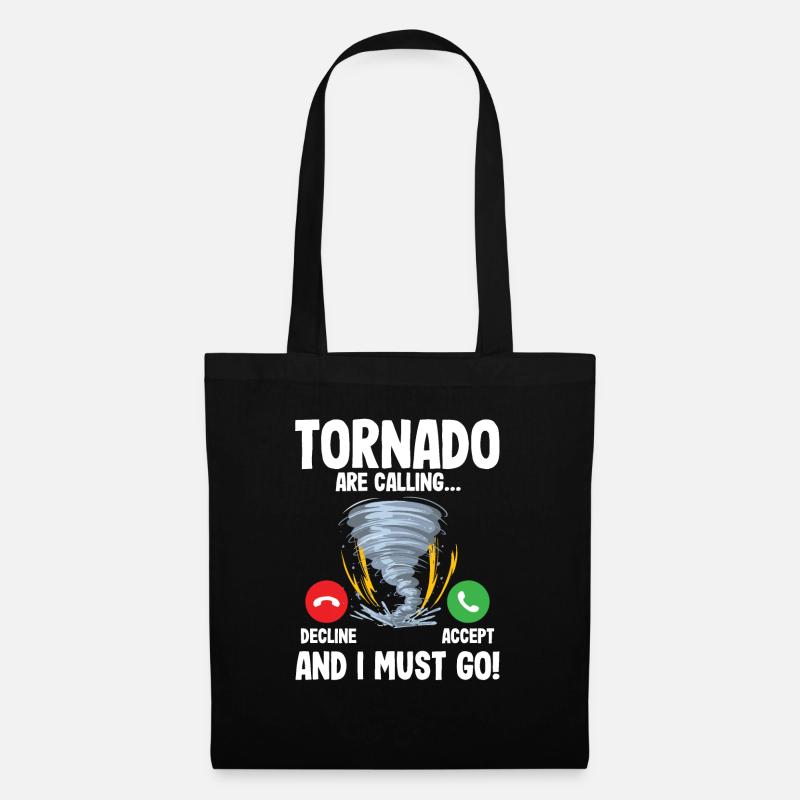 Tornado - Stoffbeutel - Schwarz