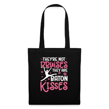 Tambourstab swirling - Tote Bag - black - Front
