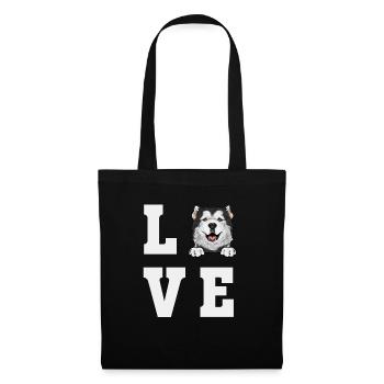 Alaskan Malamute Dog - Tote Bag - black - Front