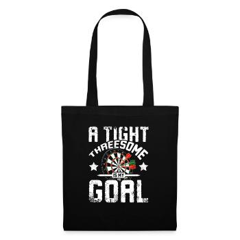 A close threesome is my goal - Tote Bag - black - Front