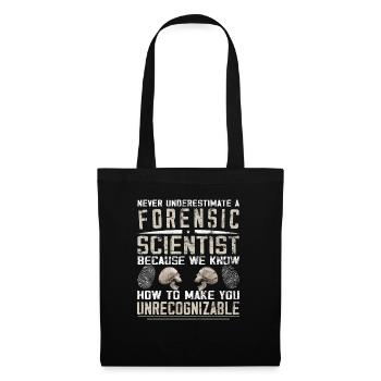 Criminologist - Forensic Science - Tote Bag - black - Front