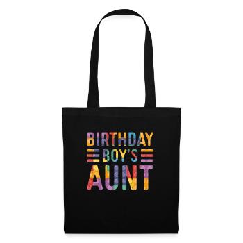Building blocks of the birthday boy's aunt - Tote Bag - black - Front