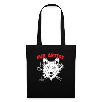 Pet Groomer Animal Stylist Animal Salon Artiste de fourrure - Sac en tissu - noir - Devant