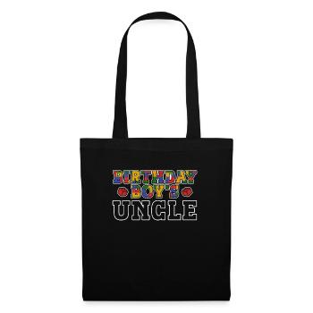 Uncle of the birthday boy Bauklötze - Tote Bag - black - Front