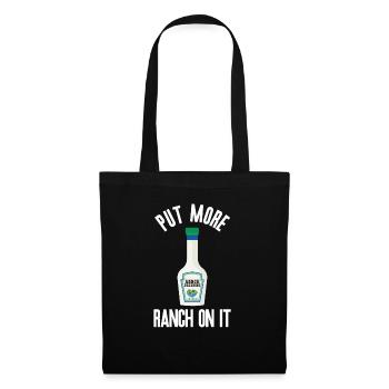 Ranch -Dressing -Ranch -Salatdressing - Stoffbeutel - Schwarz - Vorne