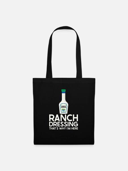 Ranch -Dressing -Ranch -Salatdressing - Stoffbeutel - Schwarz