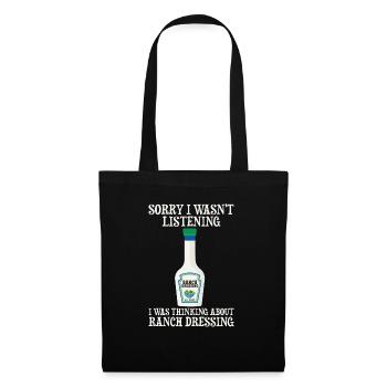 Ranch -Dressing -Ranch -Salatdressing - Stoffbeutel - Schwarz - Vorne