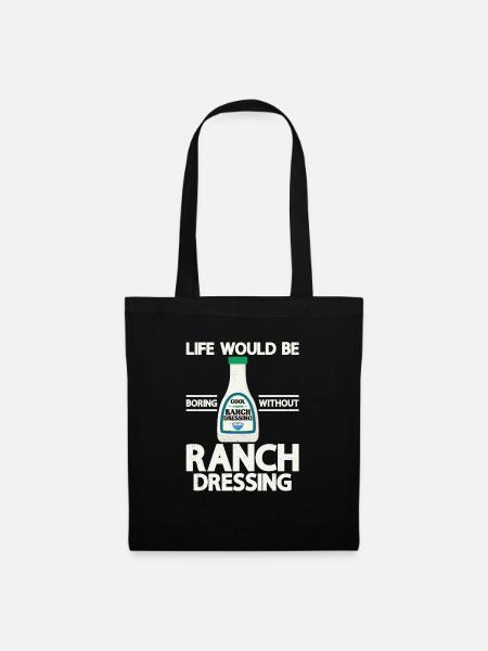 Ranch -Dressing -Ranch -Salatdressing - Stoffbeutel - Schwarz