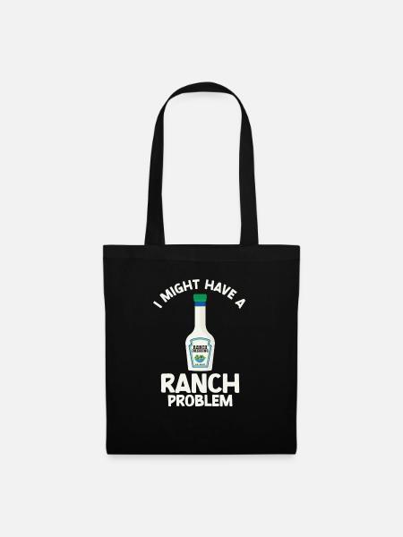 Ranch -Dressing -Ranch -Salatdressing - Stoffbeutel - Schwarz