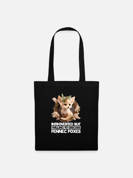 Fennec Fox - Stoffbeutel - Schwarz