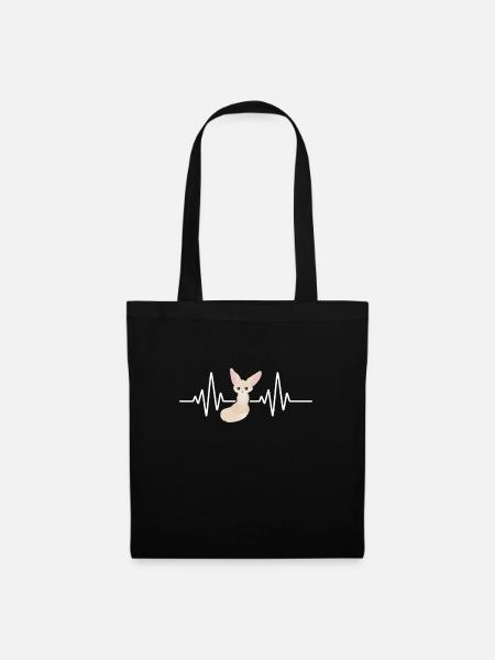 Fennec Fox - Stoffbeutel - Schwarz