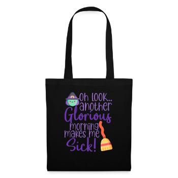 Halloween horror scary saying - Tote Bag - black - Front