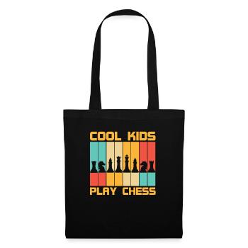 Cool Kids Play Chess Chess Pieces Chess Player - Tote Bag - black - Front