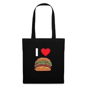 Hamburger - Tote Bag - black - Front