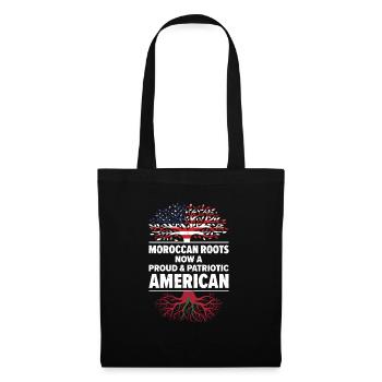 Né marocain Maroc États-Unis - Sac en tissu - noir - Devant