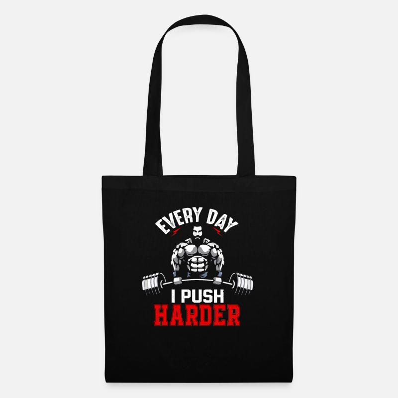 More every day - Tote Bag - black