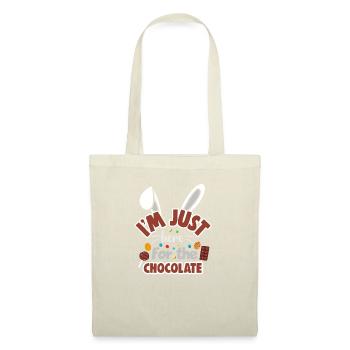 Joyeux lapin de Pâques drôle de jour de Pâques - Sac en tissu - nature - Devant