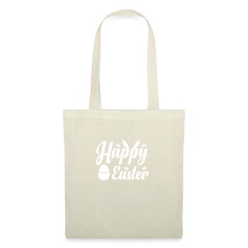 Joyeux lapin de Pâques drôle de jour de Pâques - Sac en tissu - nature - Devant