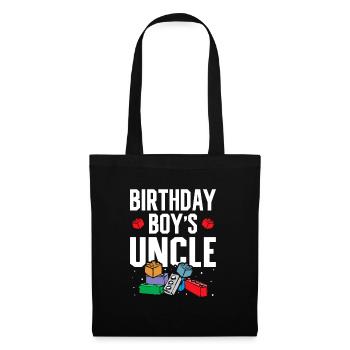 Uncle of the birthday boy Bauklötze - Tote Bag - black - Front