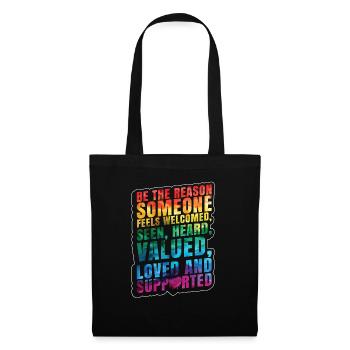 LGBT Quote - Tote Bag - black - Front