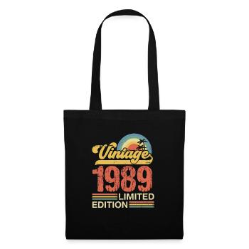 1989 - Stoffbeutel - Schwarz - Vorne