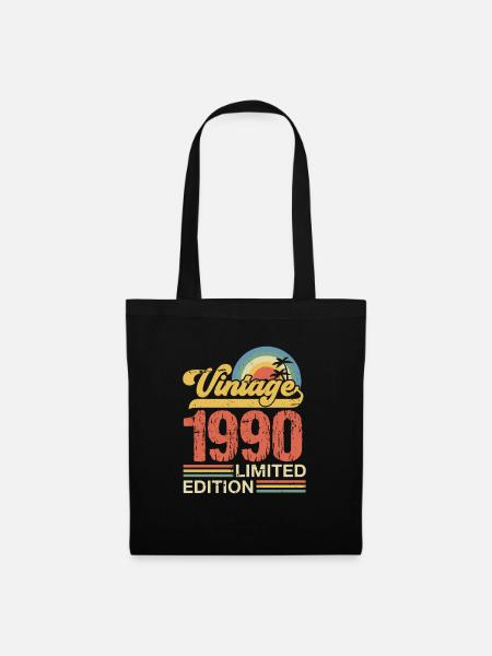 1990 * Limited Edition * - Stoffbeutel - Schwarz