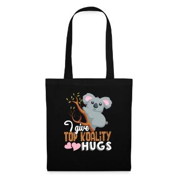Koala Koala I Give Top Koality Hugs - Tote Bag - black - Front