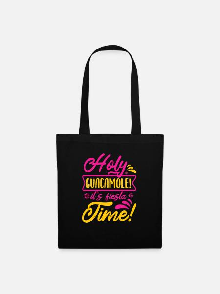 HEILIGE GUACAMOLE-ZEIT - Stoffbeutel - Schwarz