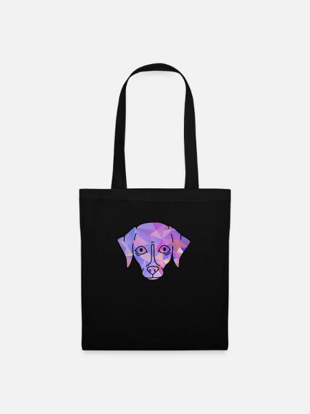 Whippet - Stoffbeutel - Schwarz