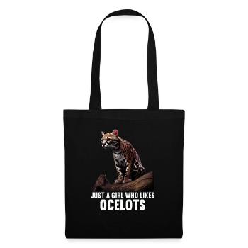just a boy girl who loves Ocelots Ocelot ocelot ocelot - Tote Bag - black - Front